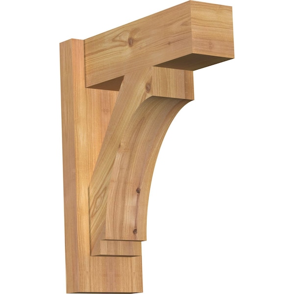 Ekena Millwork Imperial Block Smooth Outlooker, Western Red Cedar, 5 1/2"W x 14"D x 18"H OUT06X14X18IMP05SWR - main